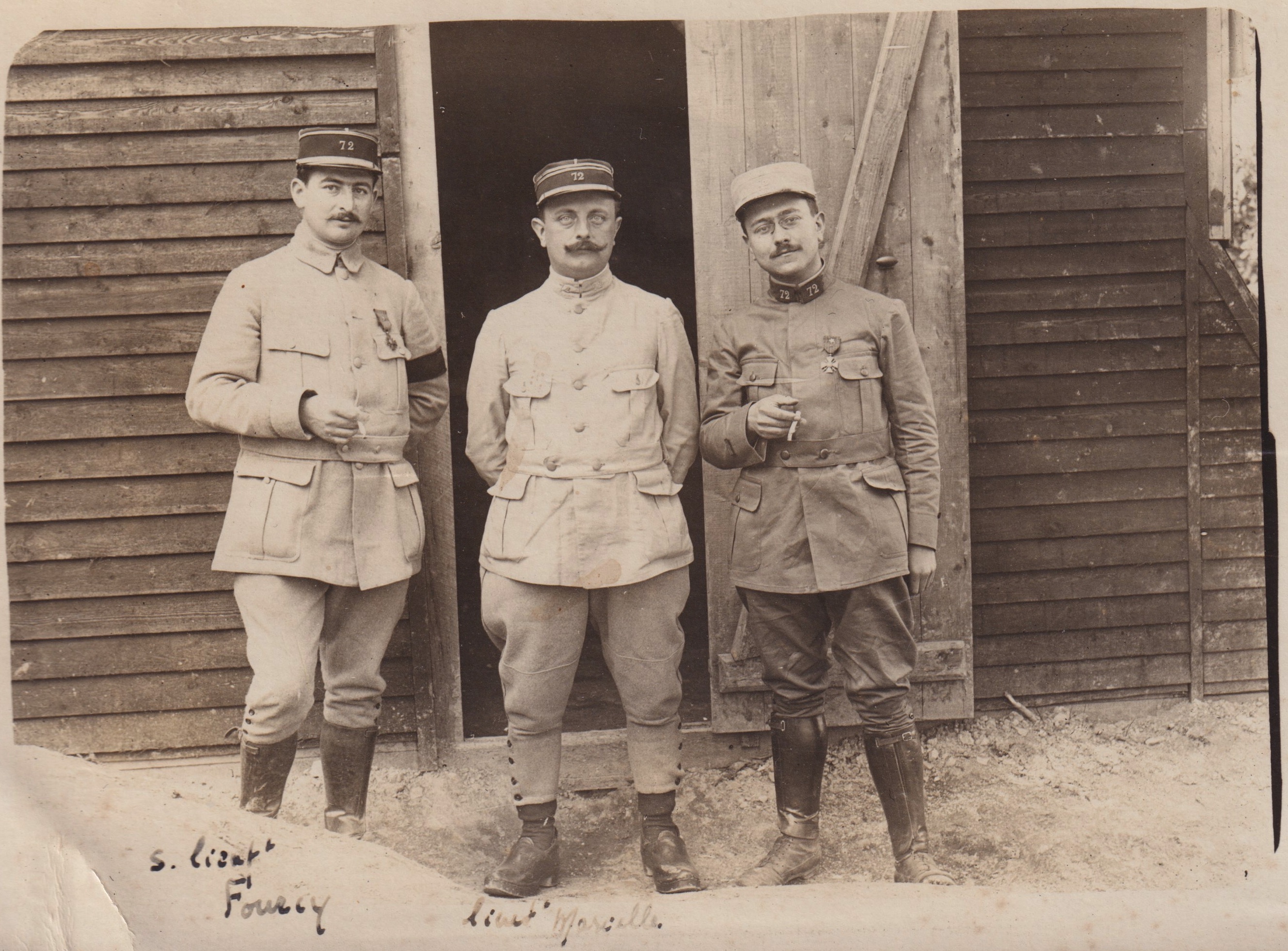Marc Bloc (&agrave; droite) en 1916 (&copy; famille Bloch)